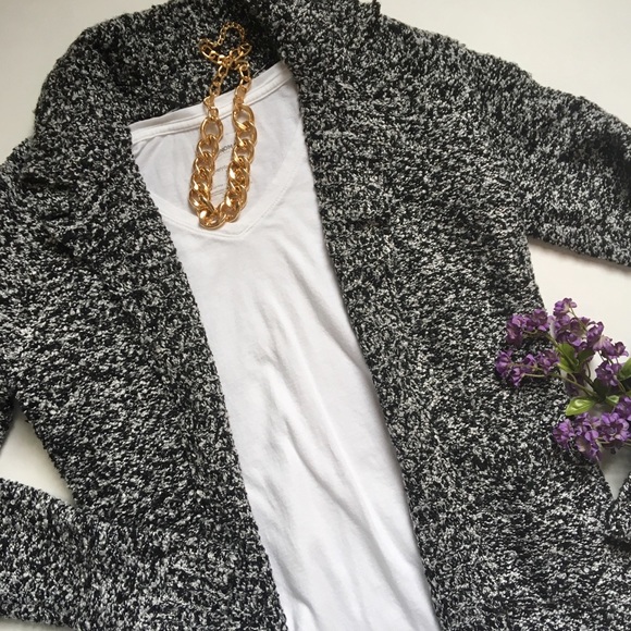 Candie's Sweaters - NWOT Candies Shawl Collar Marled Knit Cardigan